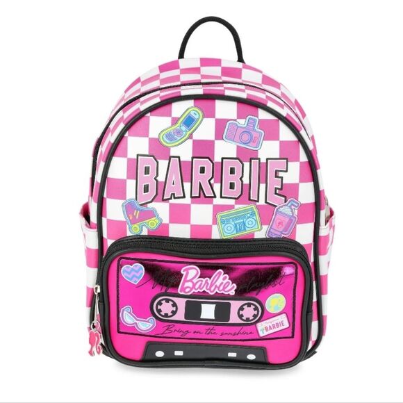 Barbie Play My Music Checkered Mini Backpack - Picture 2 of 11